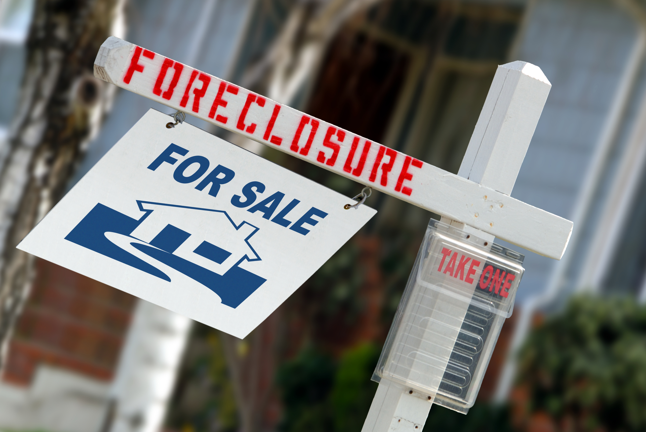 foreclosure sale sign